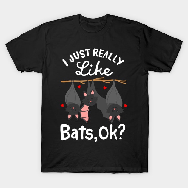 Bats Bat Lover T-Shirt by KAWAIITEE